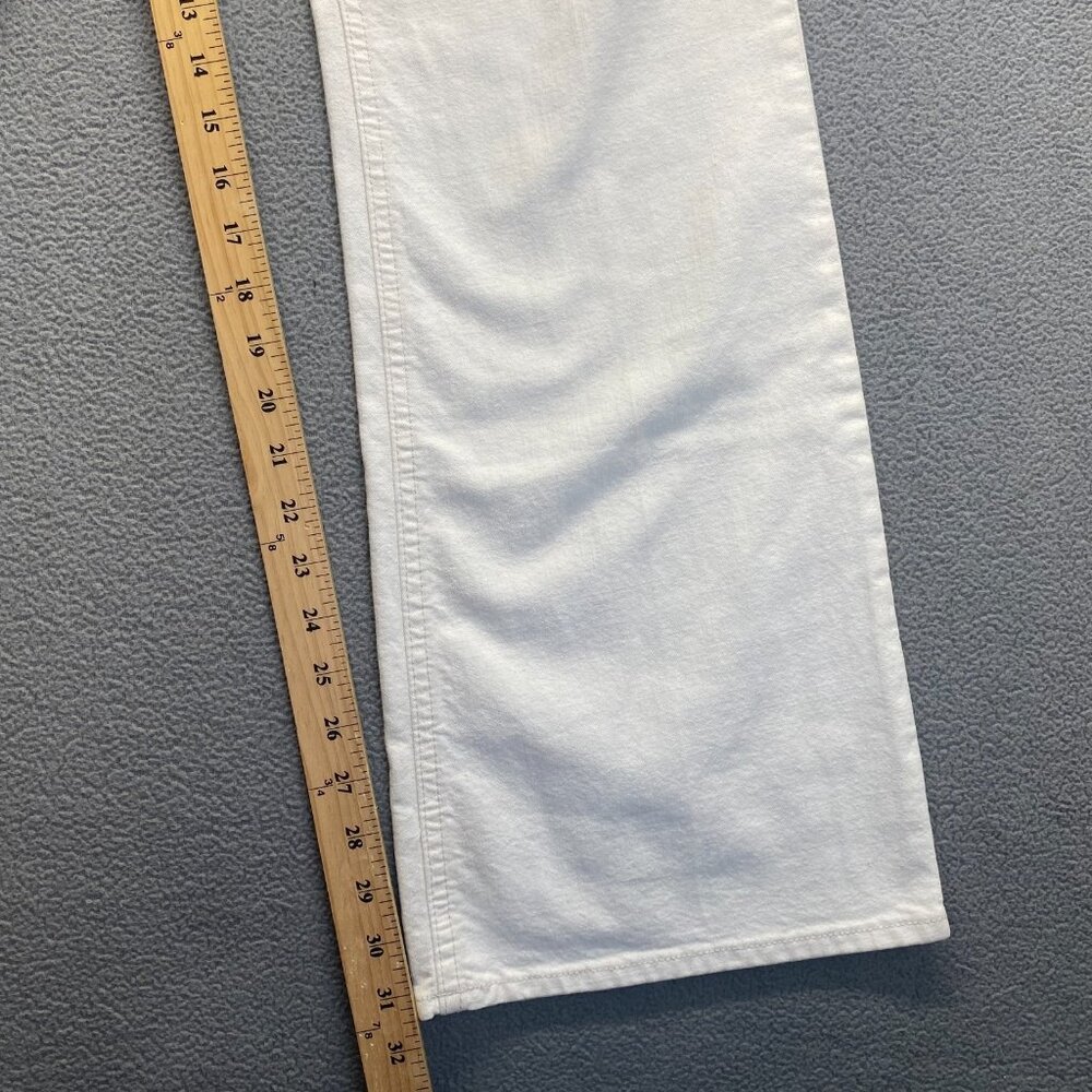 Eddie Bauer Classic Bootcut Jeans Women's White Size 12 Denim,Embroidery - Picture 6 of 12